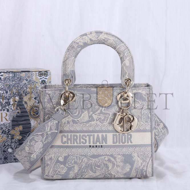 D*or medium lady d-lite bag m0565orgo_m932 (24cm*20cm*11cm)